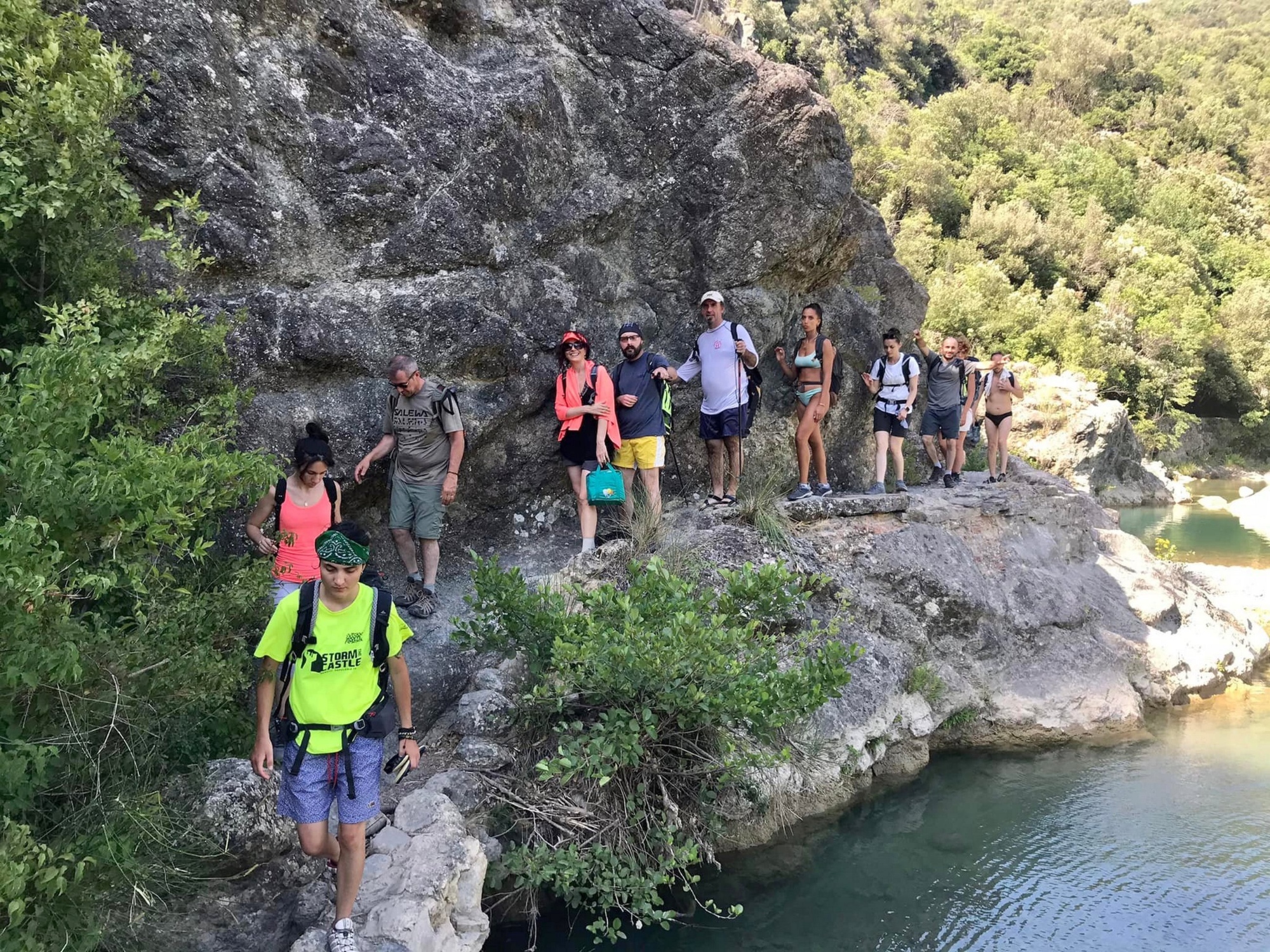 Trekking departure from Libbiano, in the Monterufoli Nature Reserve