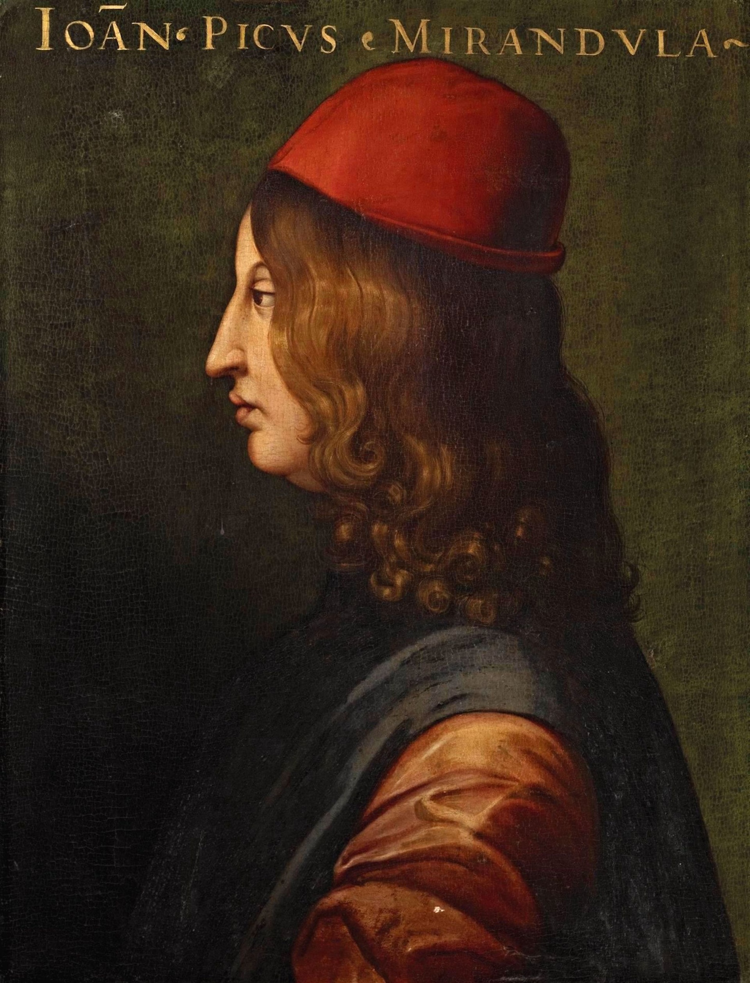 Pico della Mirandola at the Uffizi Gallery in Florence