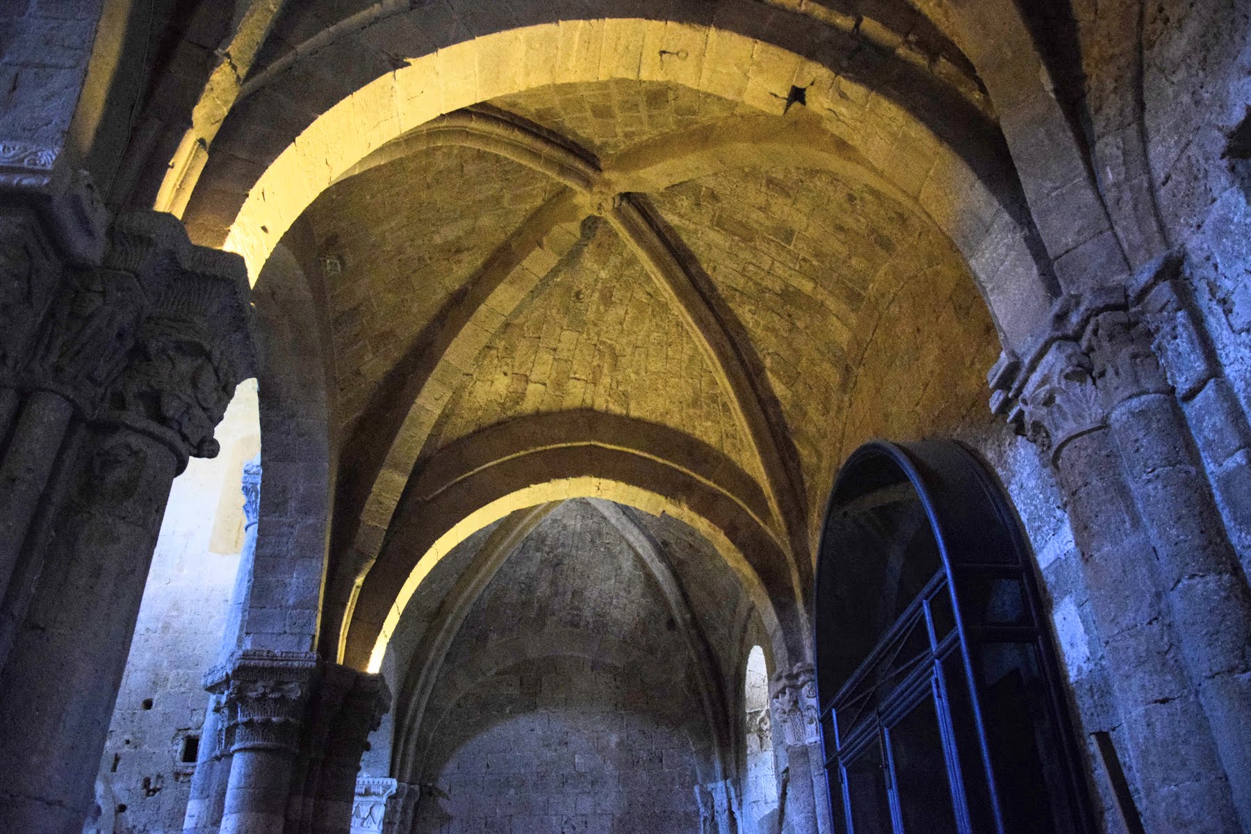 The ceiling inside Cathedral of San Pietro in Sovana