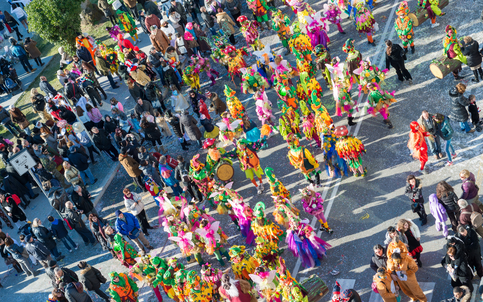 Parade beim Karneval von Viareggio