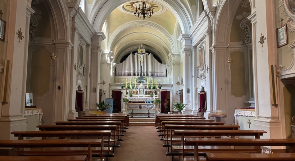 Internal view of the Church of the Convent