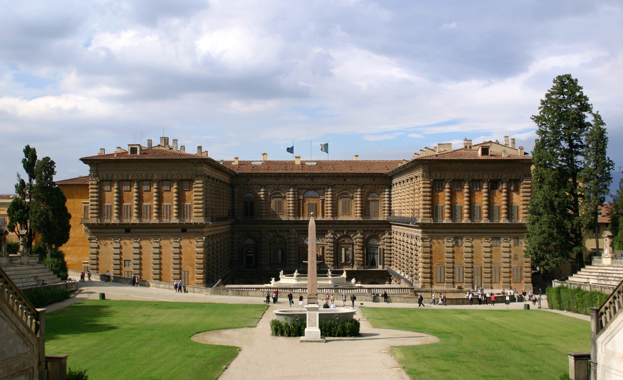 Palazzo Pitti vom Boboli-Garten aus gesehen