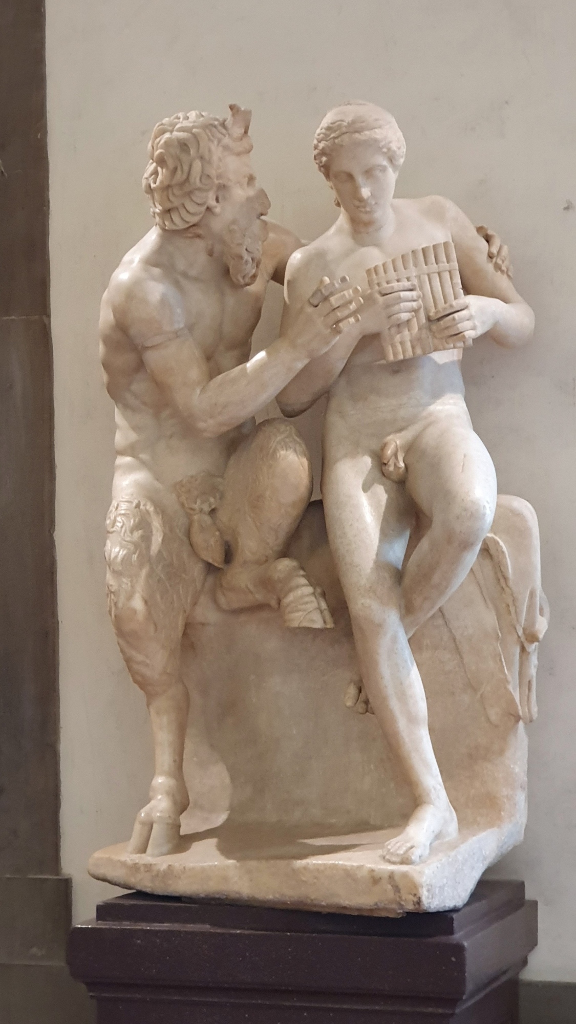 Pan and Daphnis at the Uffizi