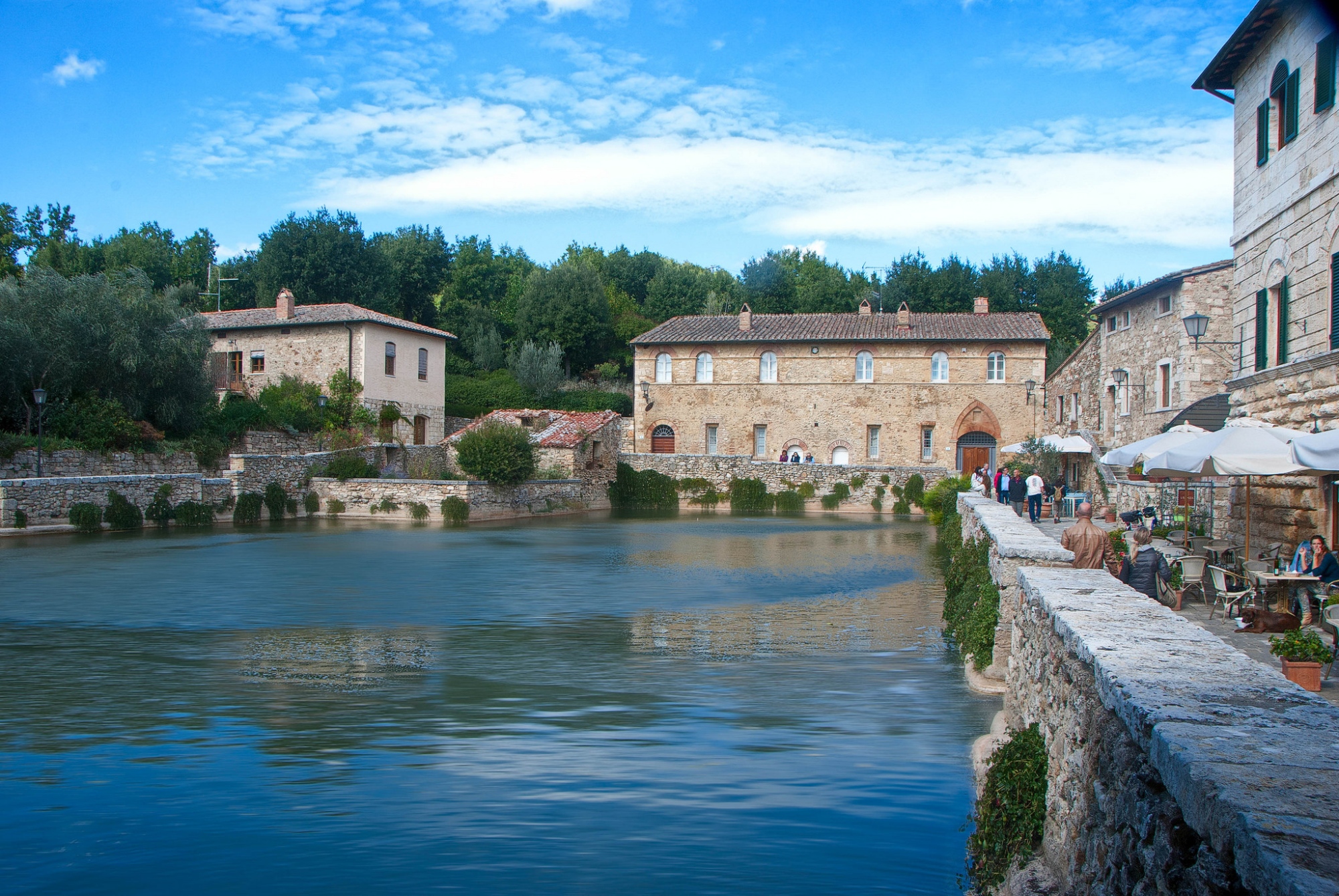 Wasserbecken in Bagno Vignoni