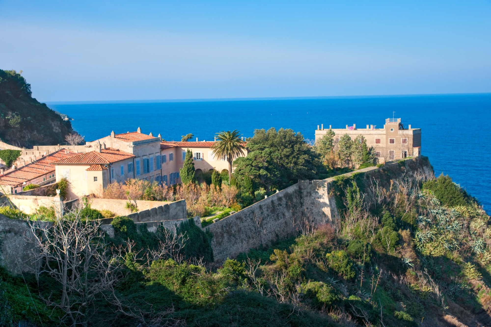 Il Forte Stella e la Villa Napoleone, Portoferraio, Isola d'Elba