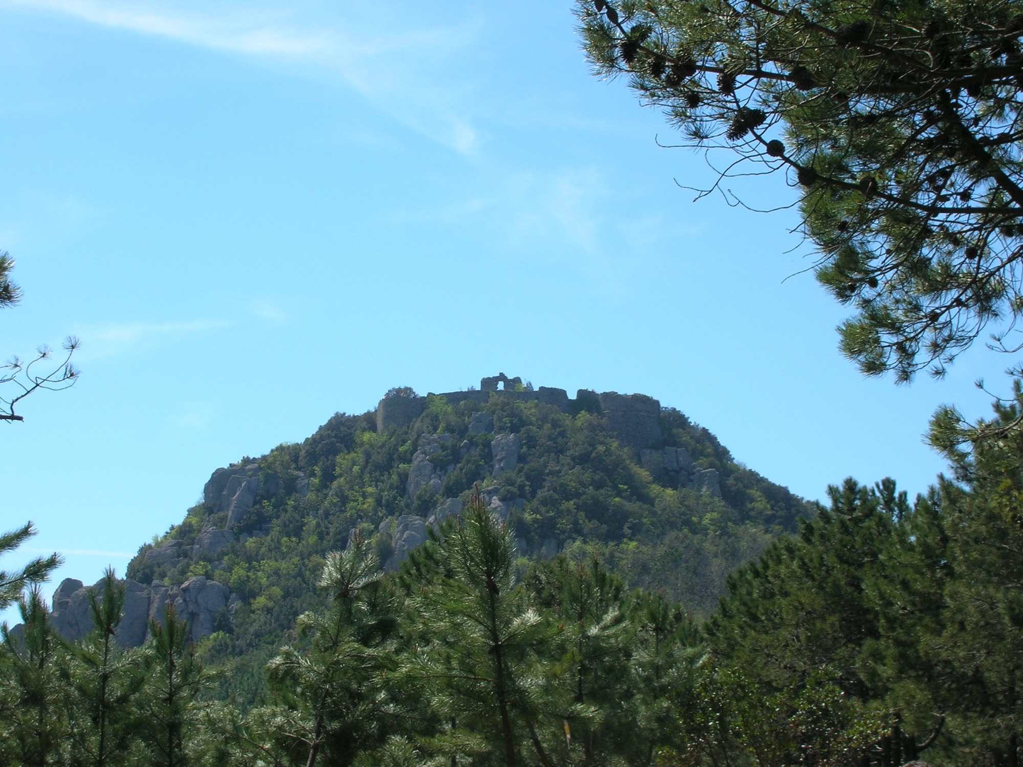 Rocca della Verruca, vista da Nord