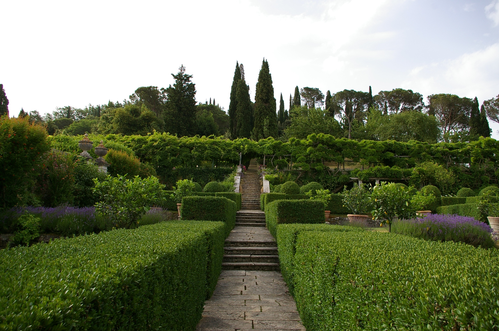 The gardens at Villa La Foce