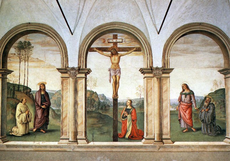 The Crucifixion dei Pazzi by Perugino