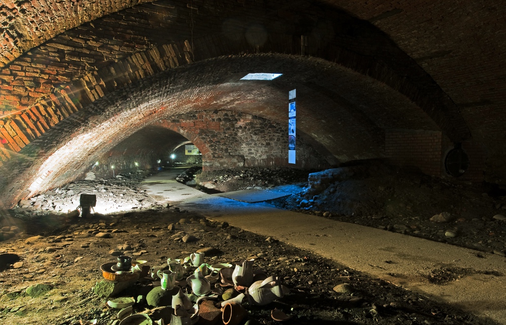 Gewölbe im Untergrund von Pistoia