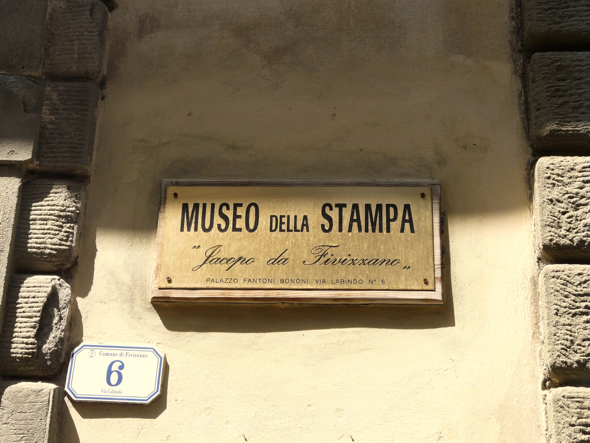 Museo della stampa Jacopo da Fivizzano