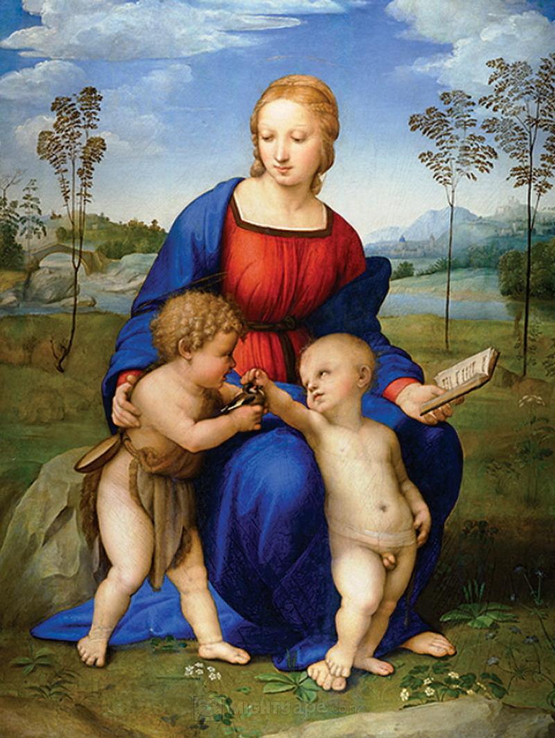 Die Madonna mit dem Stieglitz, Raffael