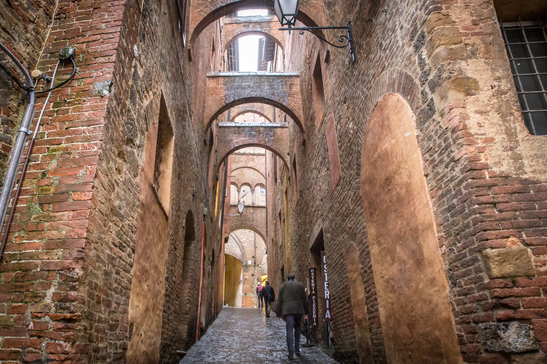 Strolling in Siena