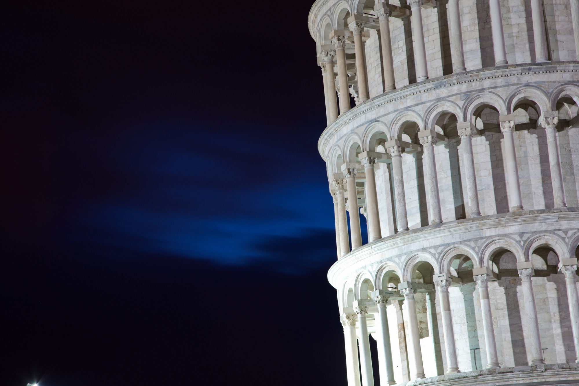 Pisa at night