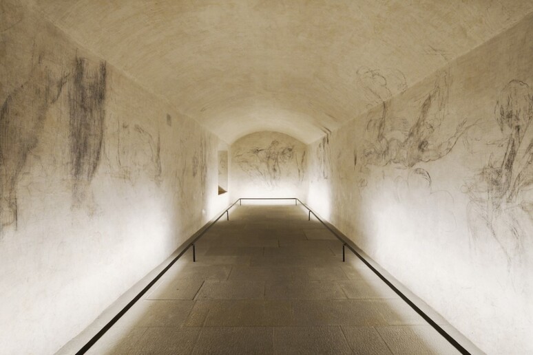 Secret room of Michelangelo inside the Medici Chapels