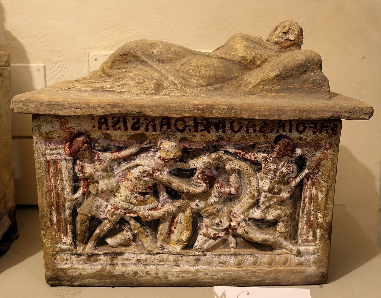 Cinerary urn in the Civic Museum of Montepulciano