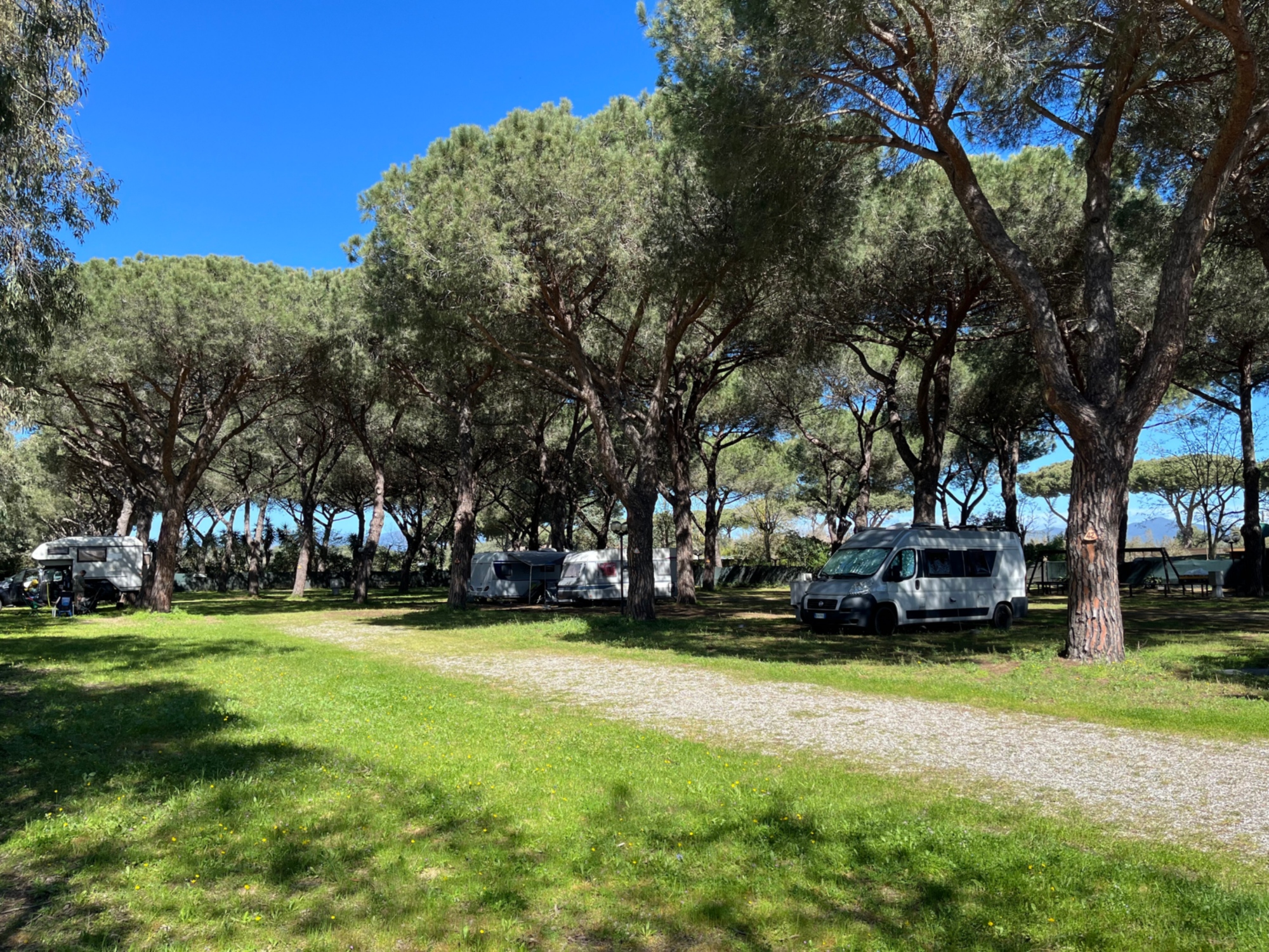 Area sosta in Maremma La Pampa