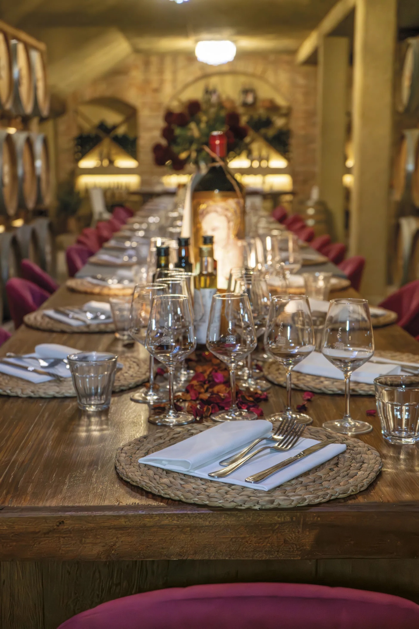 Dinner with wine tasting at the Poggio ai Laghi winery