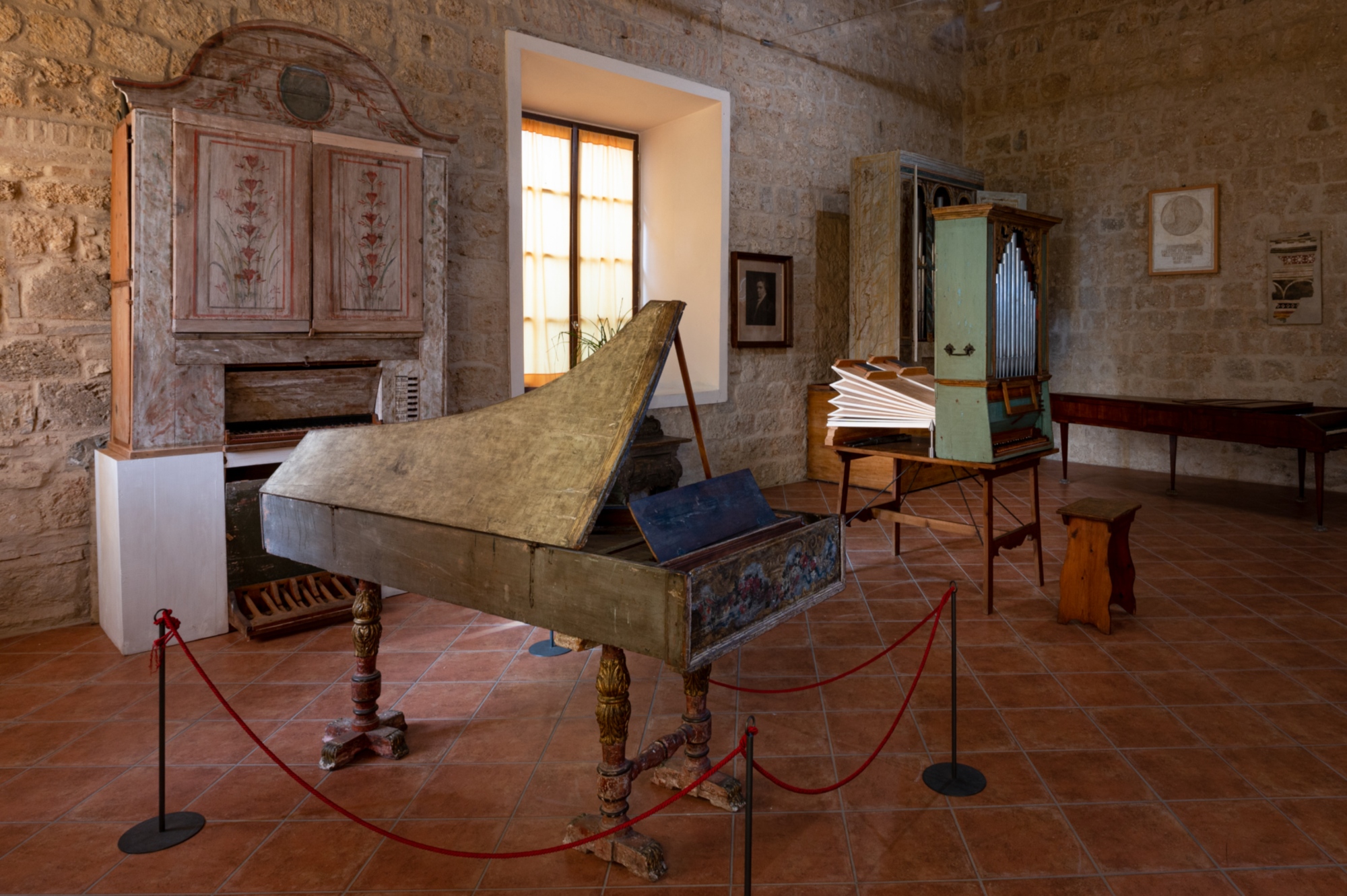 Image of antique organs at the Museum