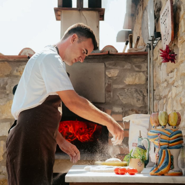 Escursione nel Chianti con laboratorio di cucina sull'arte della pizza