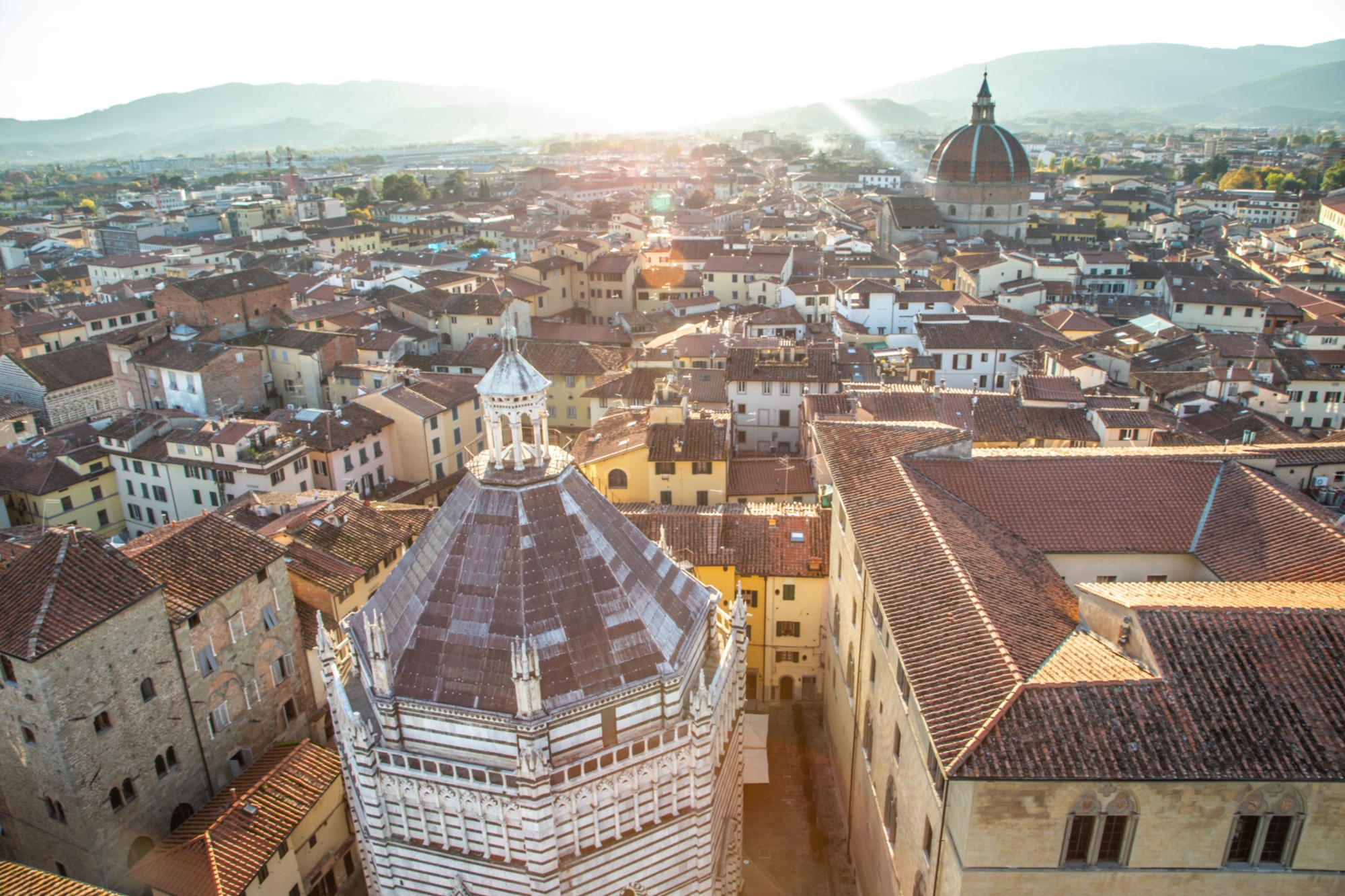 Pistoia, vue du centre historique