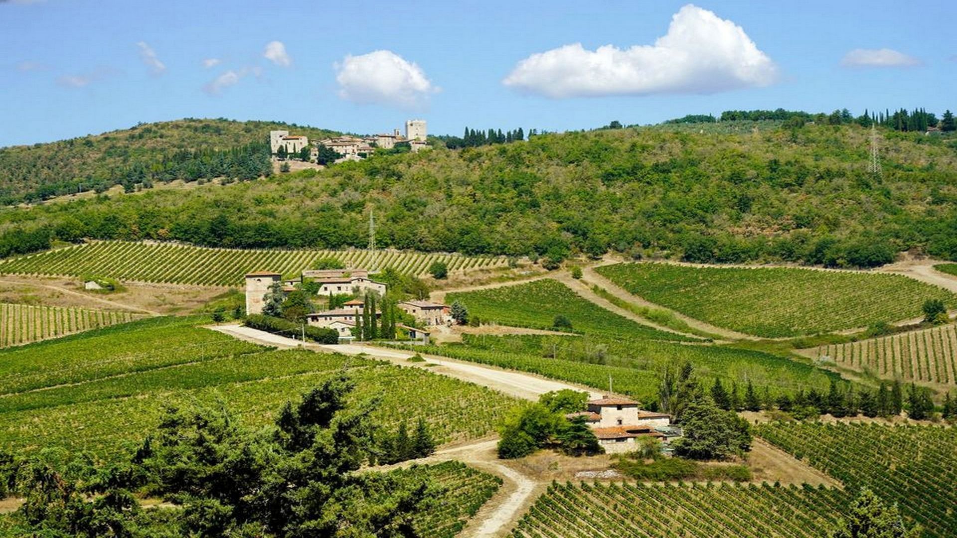 Circular route on country roads and paths, rich in historical and landscape interests in the heart of Chianti