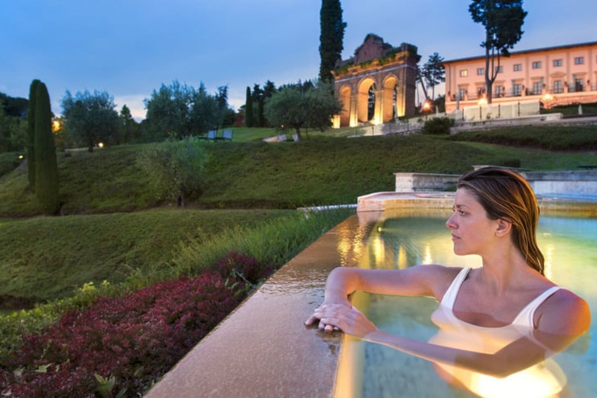 Visit the Santuario Ritrovato archeological site in San Casciano dei Bagni