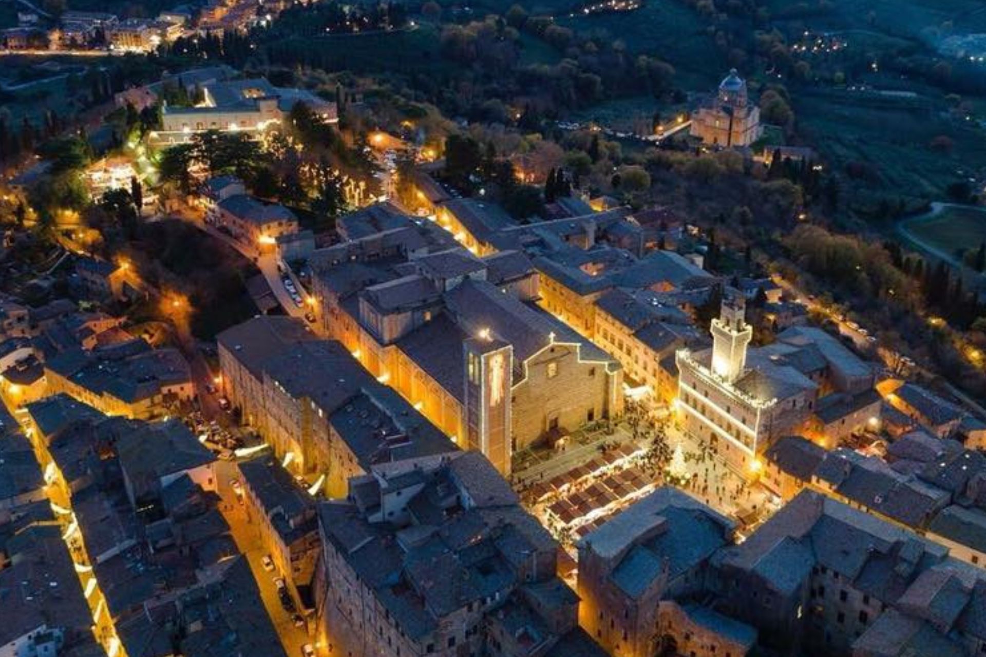 Natale nel centro storico di Montepulciano