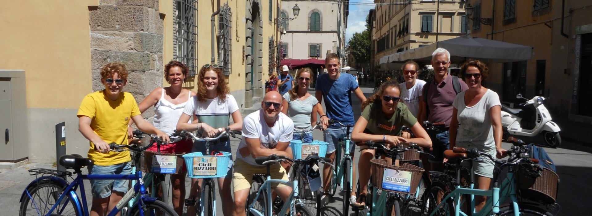 Pedaling through Lucca