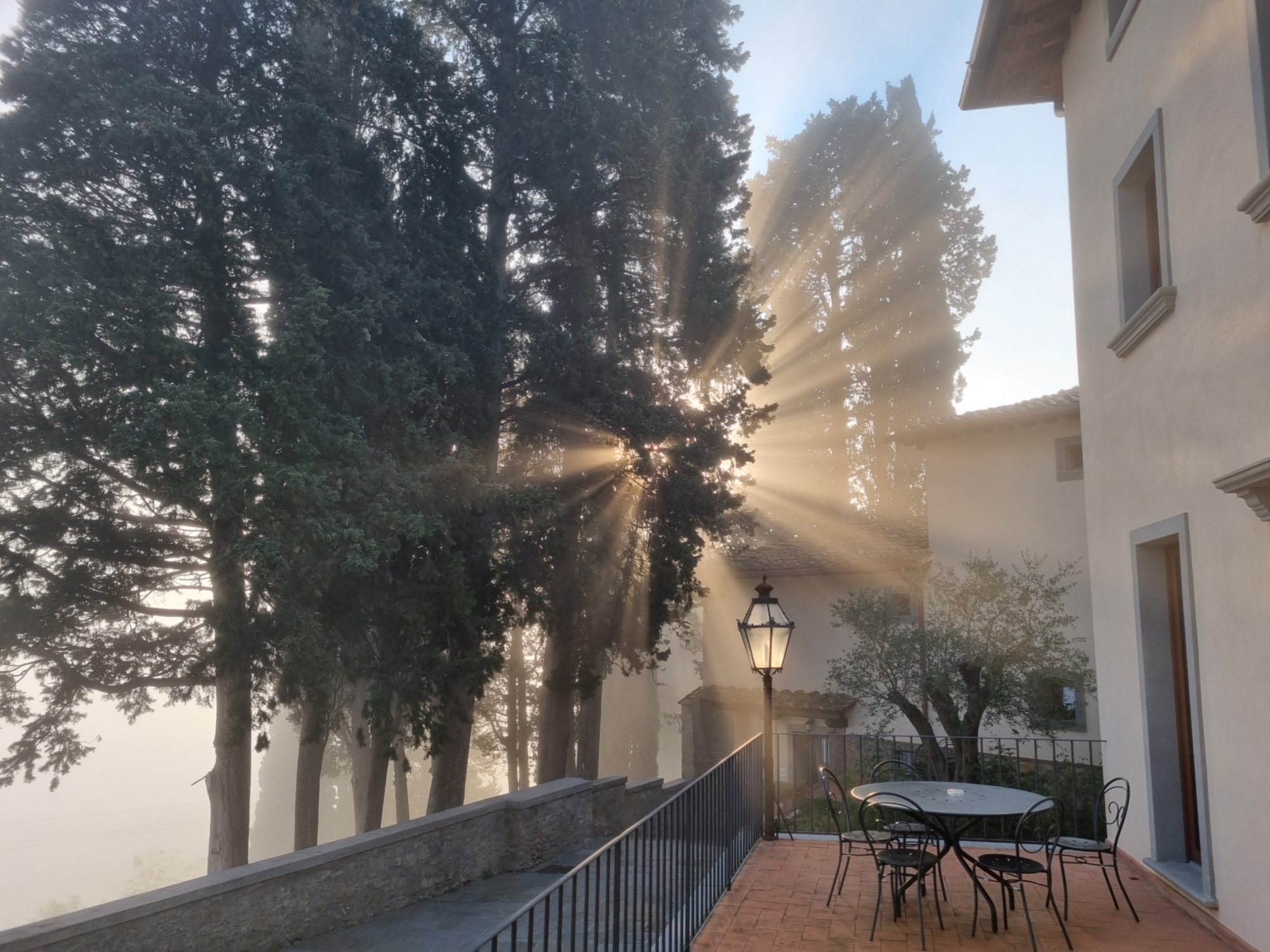 The village of Villa Cellaia in the heart of Mugello in Tuscany