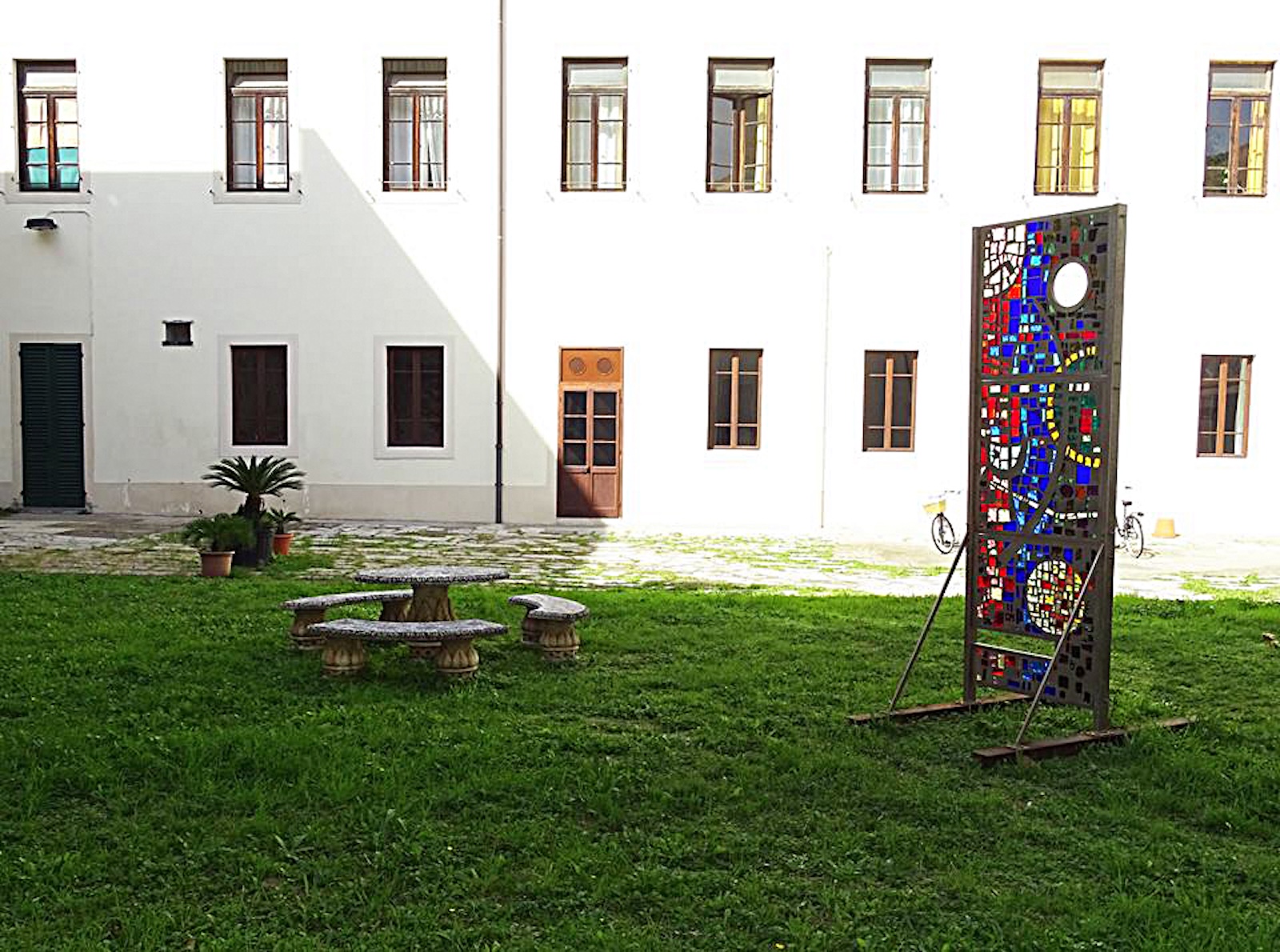 Garden of the Manifatture Digitali Cinema facility
