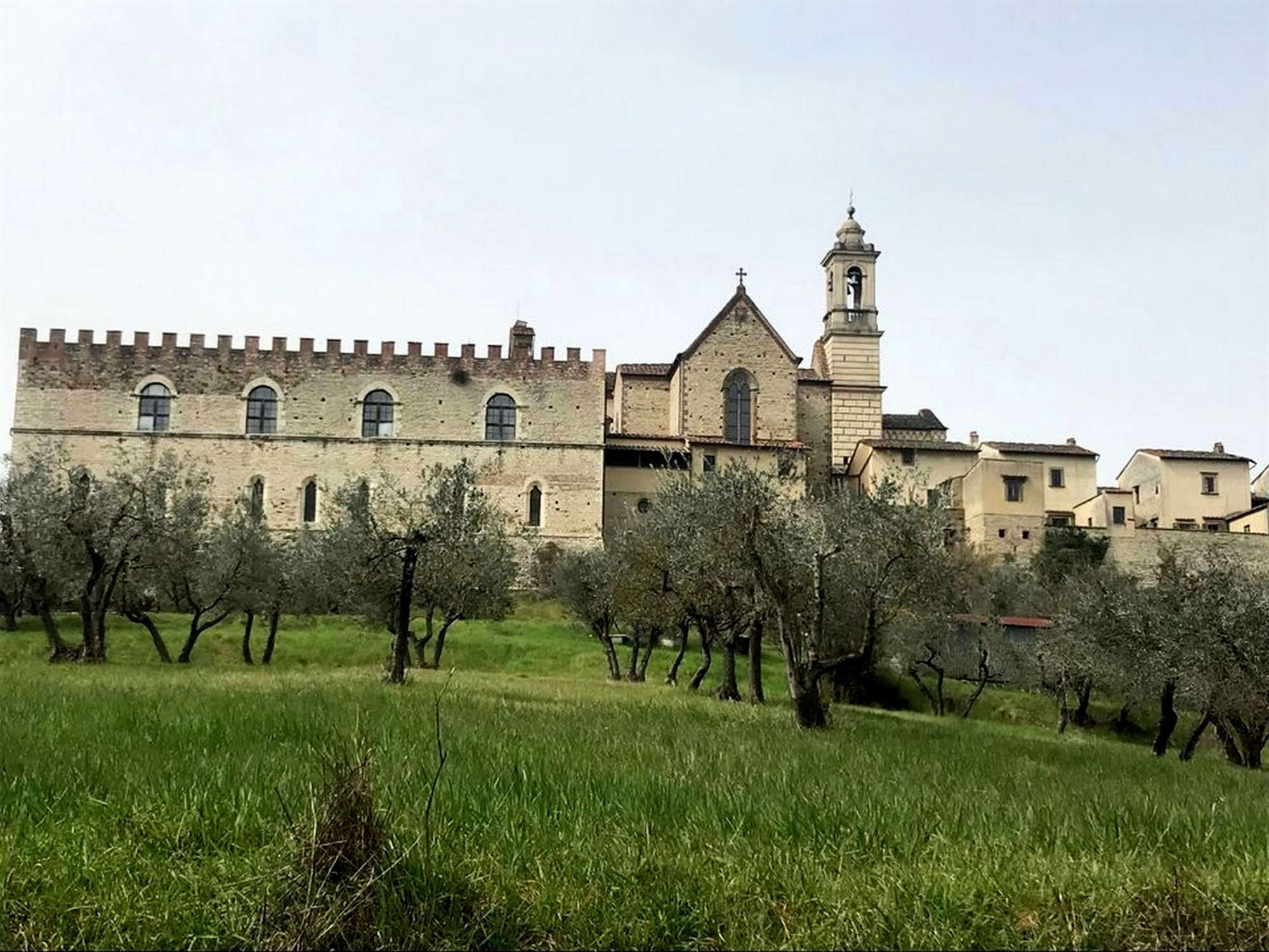 Enjoy a scenic guided walk through beautiful hills around Florence Charterhouse