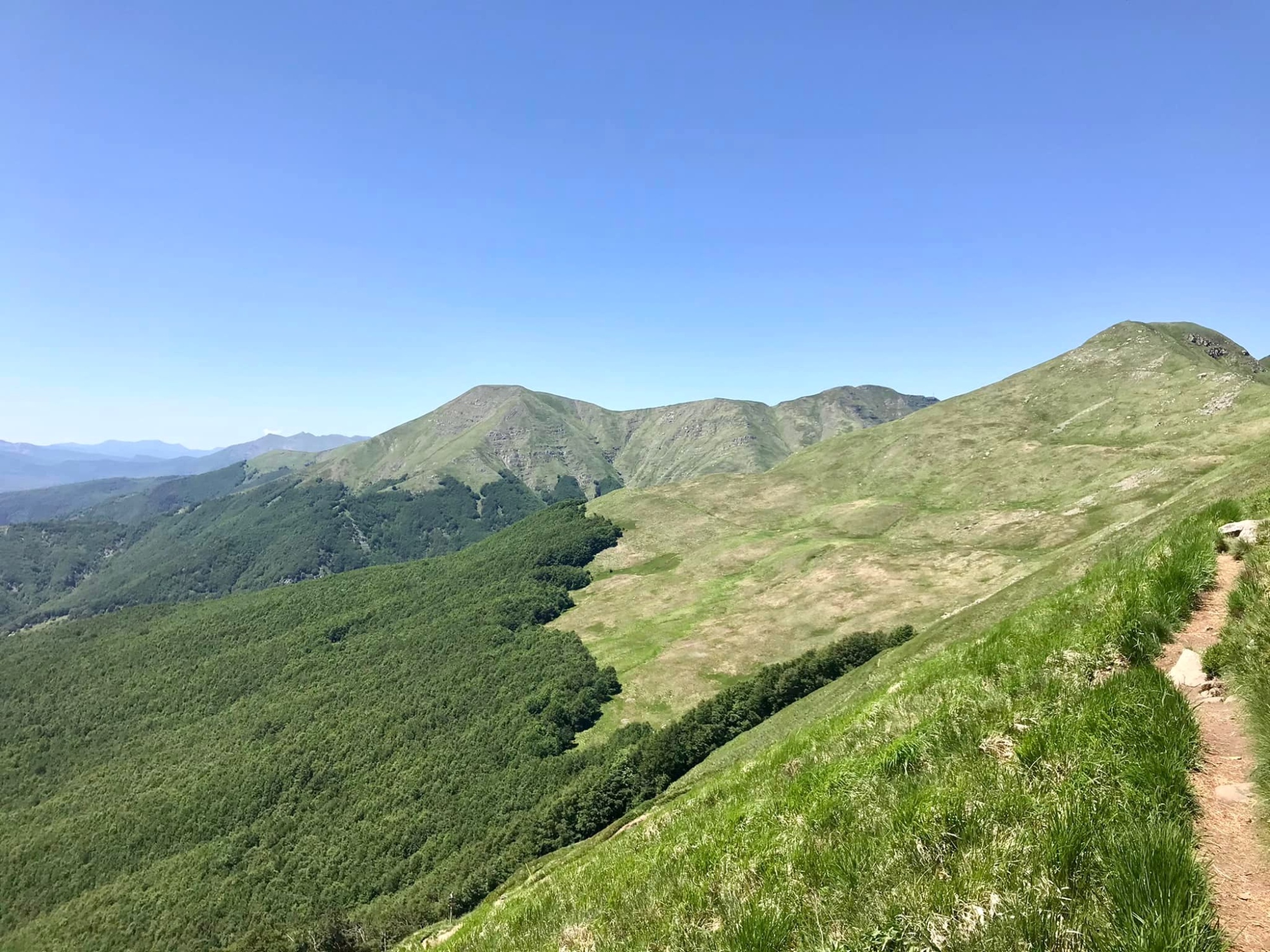 Orsigna enchanted valley on the Tuscan-Emilian Apennines