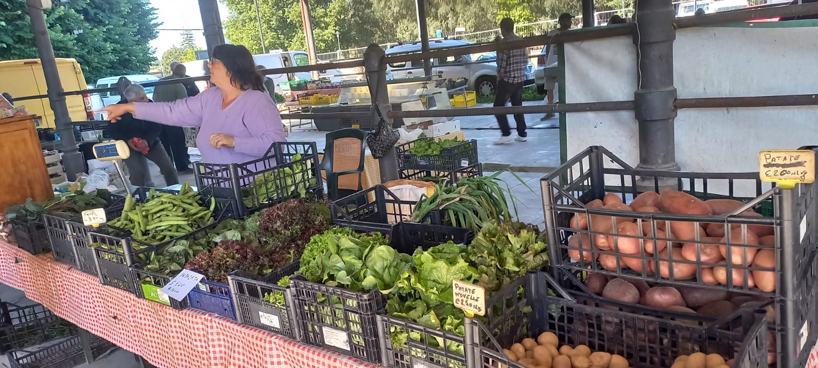 Visita del mercato contadino a Lucca con aperitivo
