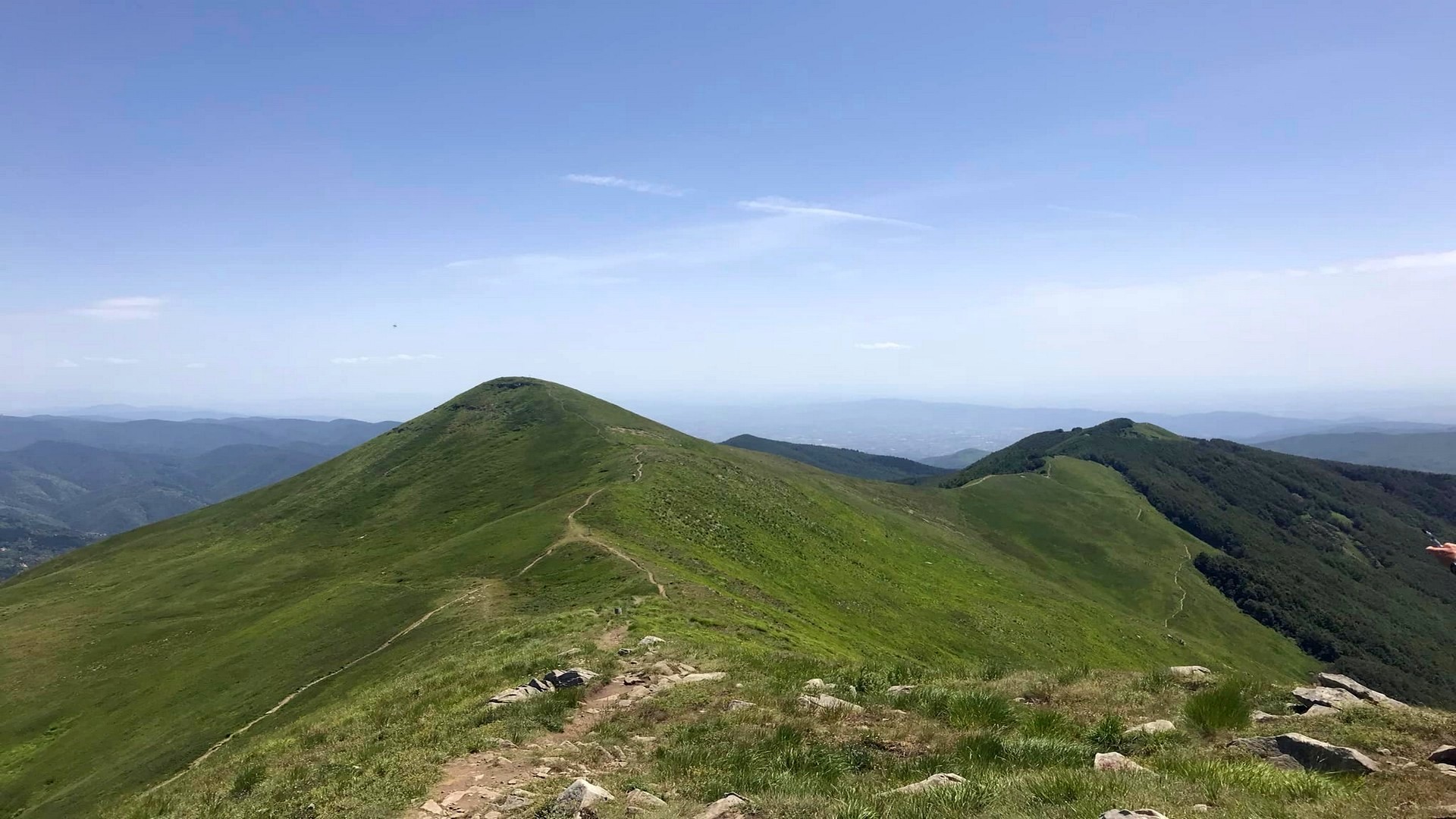 Tour panoramico sui morbidi crinali del Pratomagno settentrionale