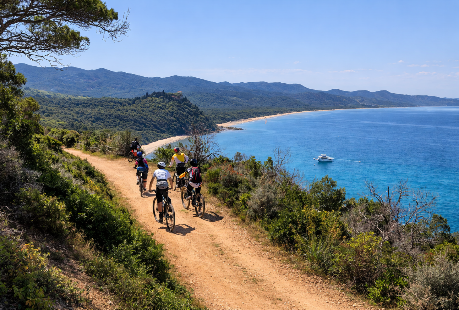 Cala Violina e-bike tour self-guided