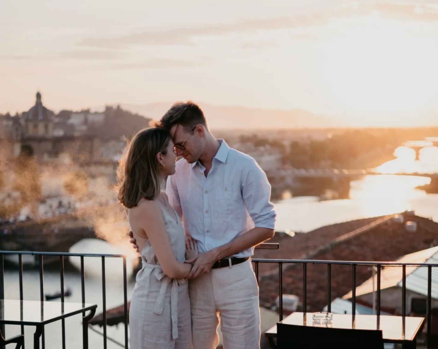 Romantic proposal Florence