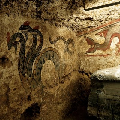The Tomb of the Infernal Quadriga in Sarteano is one of the most interesting examples of Etruscan culture in Tuscany.
