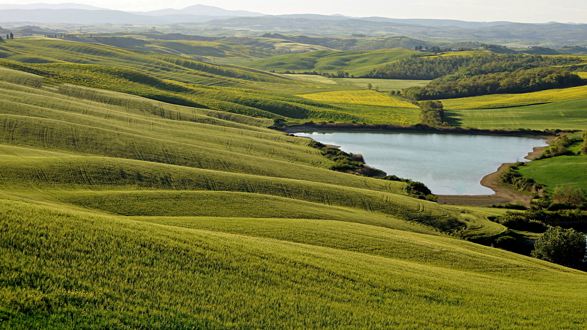 Tramonto sulle Crete Senesi