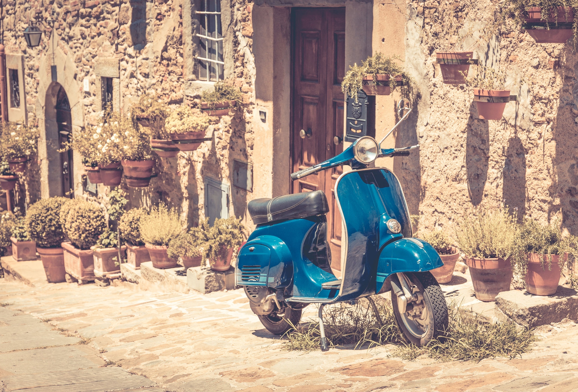 Tour della Val d'Orcia in Vespa