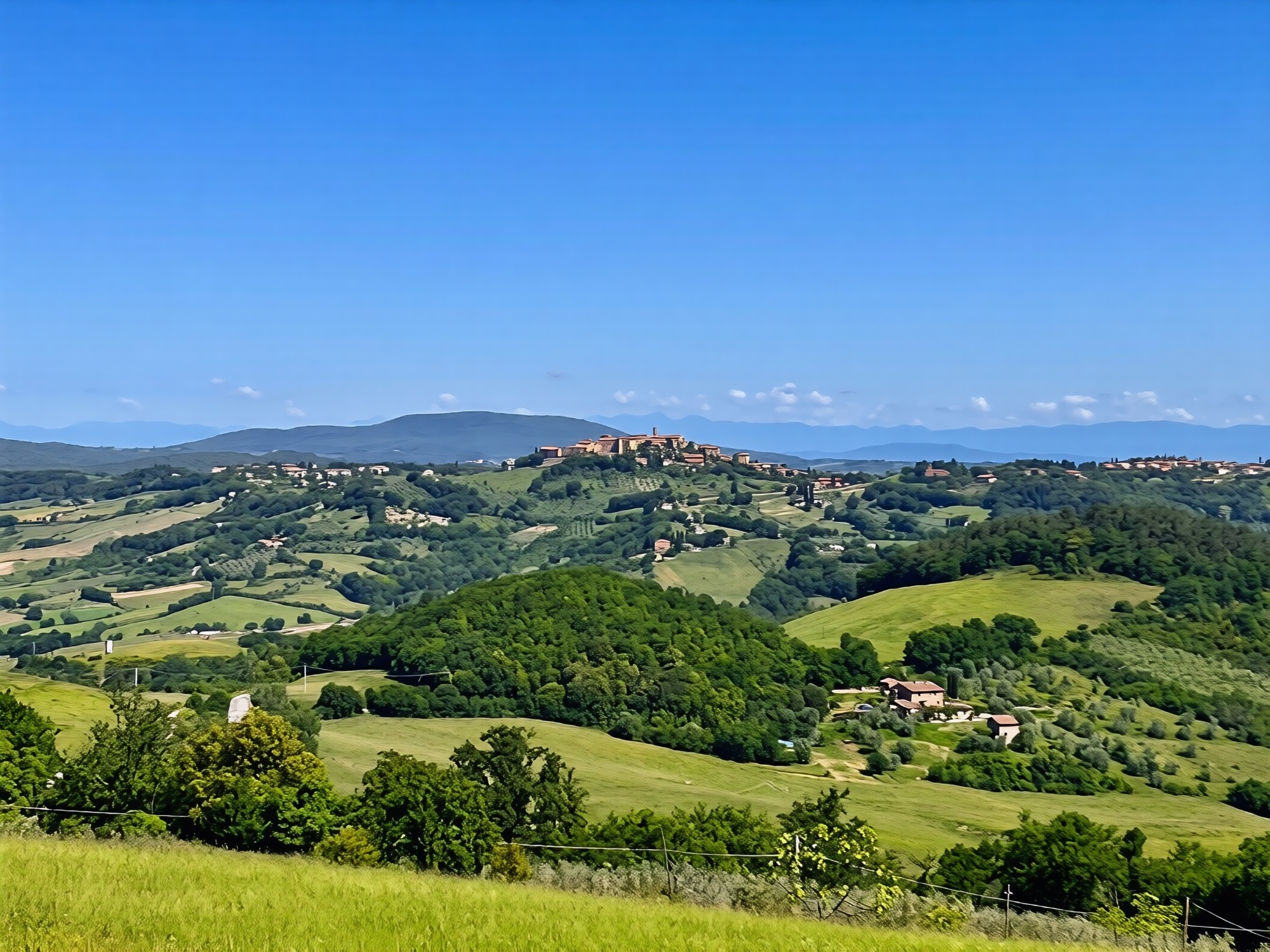 Vista panoramica dal trekking