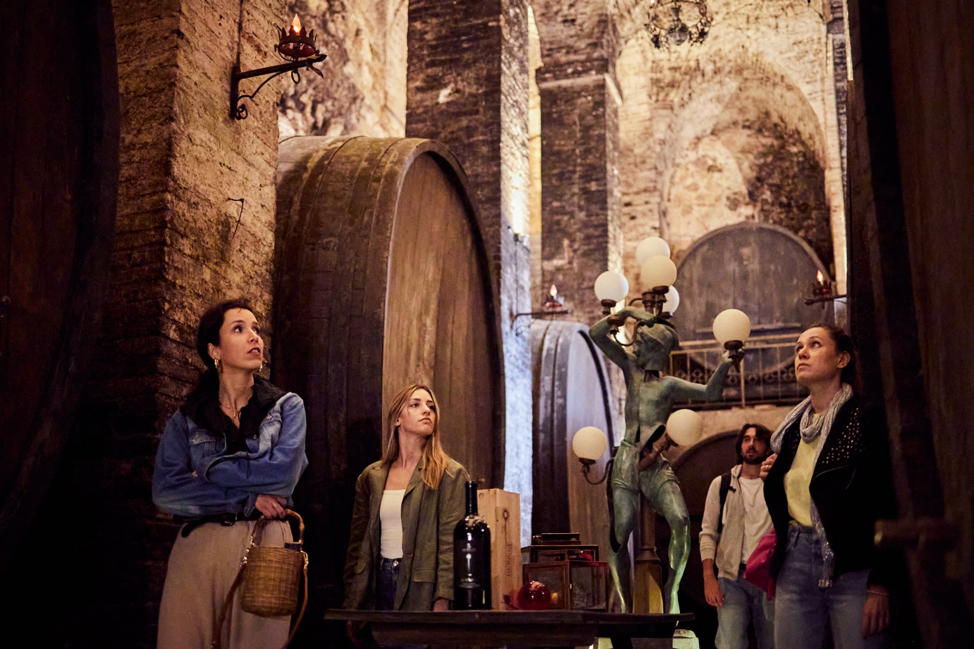 Historic Montepulciano wine cellar