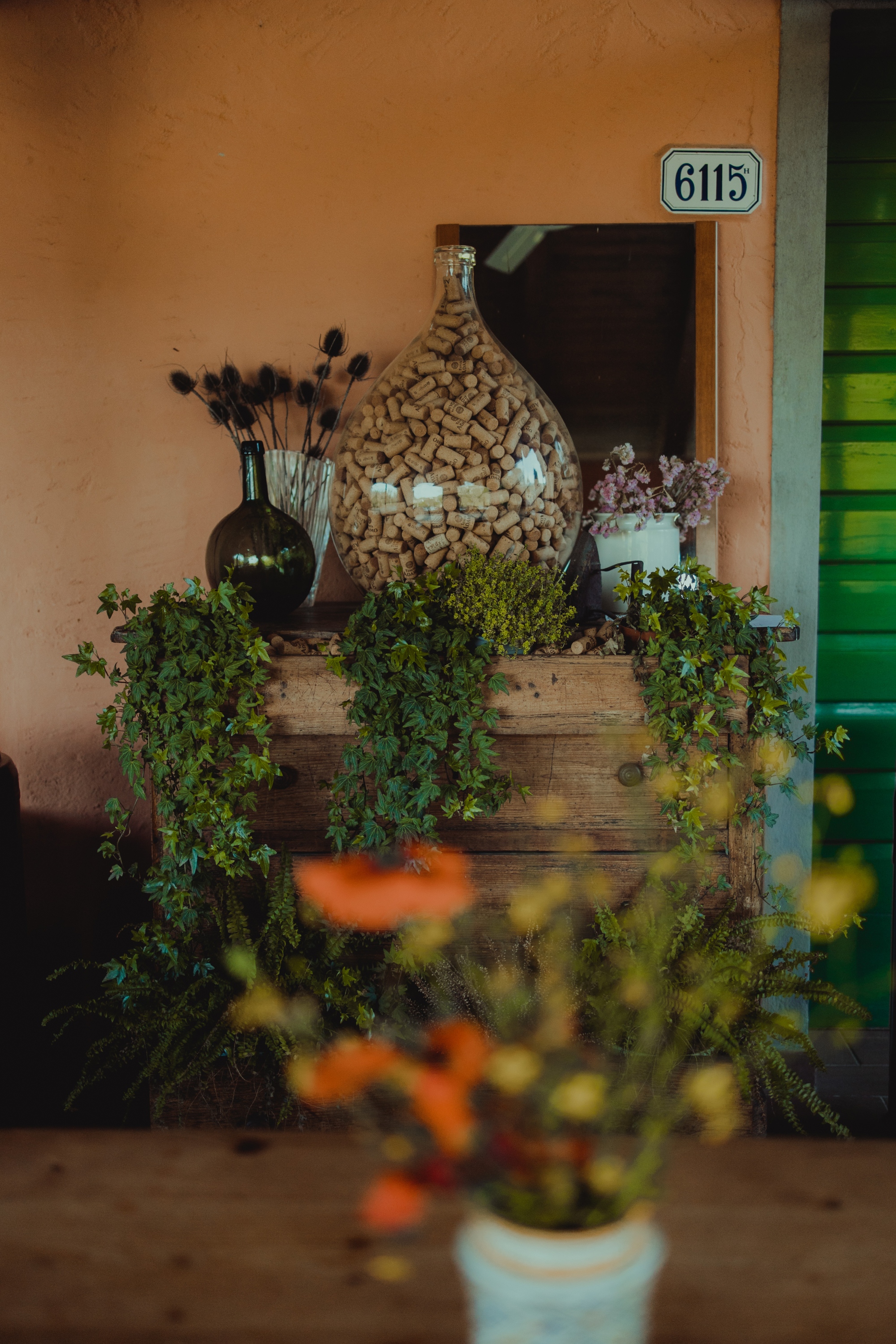 Degustazione di vini sulla terrazza panoramica