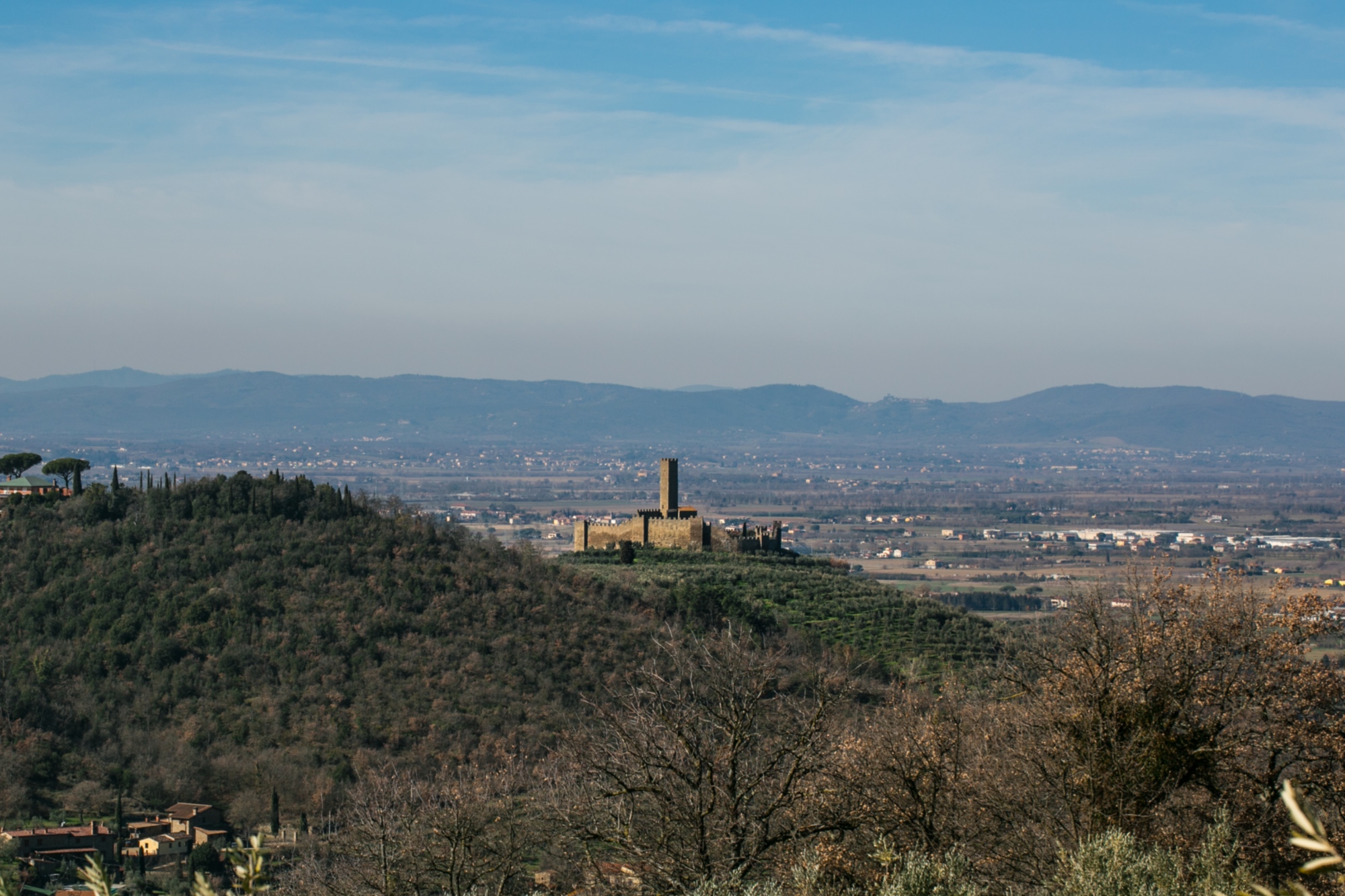 Die Burg von Montecchio Vesponi