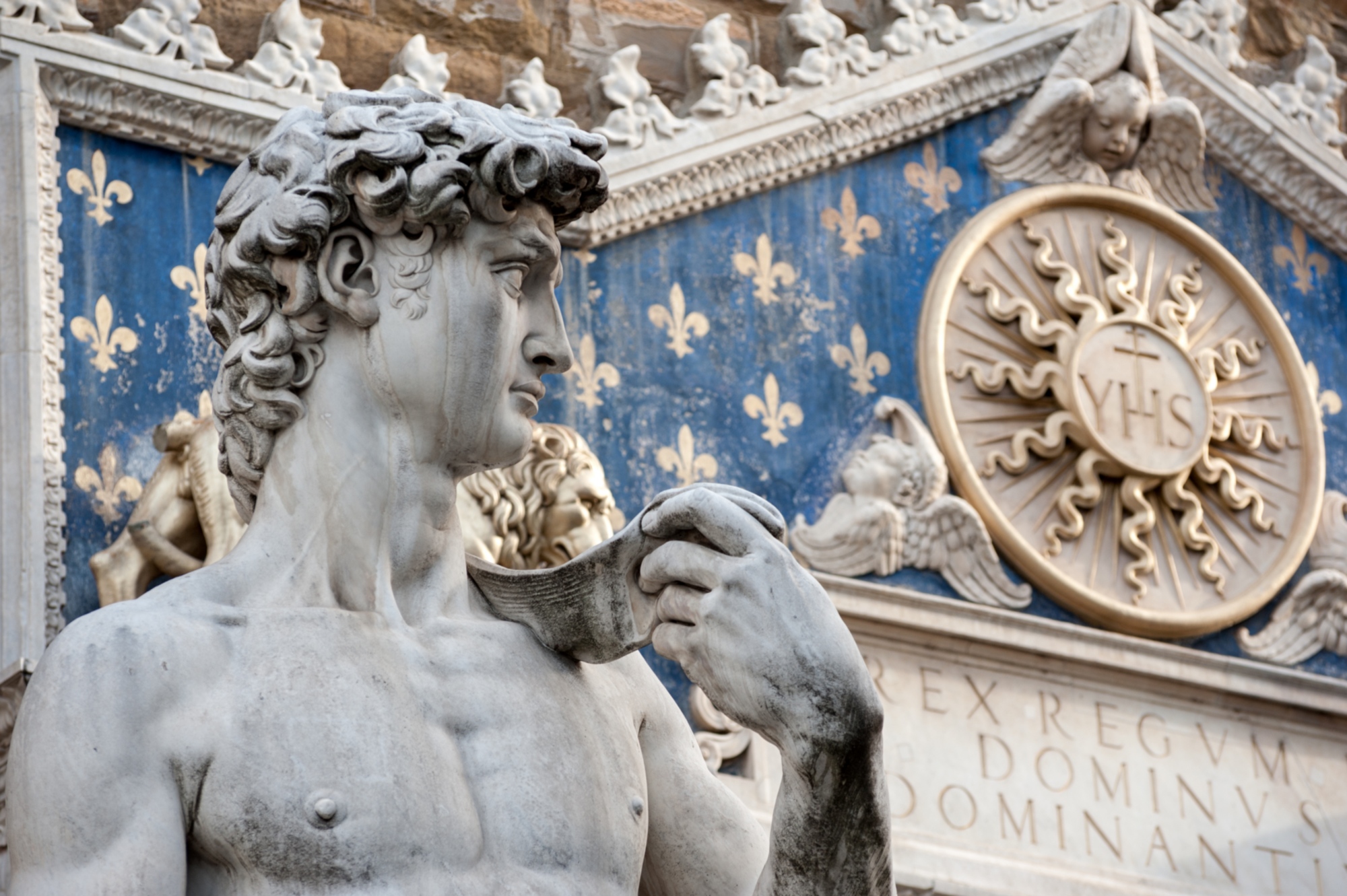 El David de Miguel Ángel en la Galería de la Academia de Florencia
