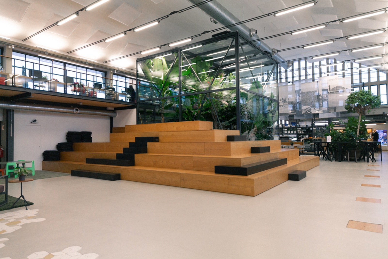 L'interno dell'Accademia del caffè