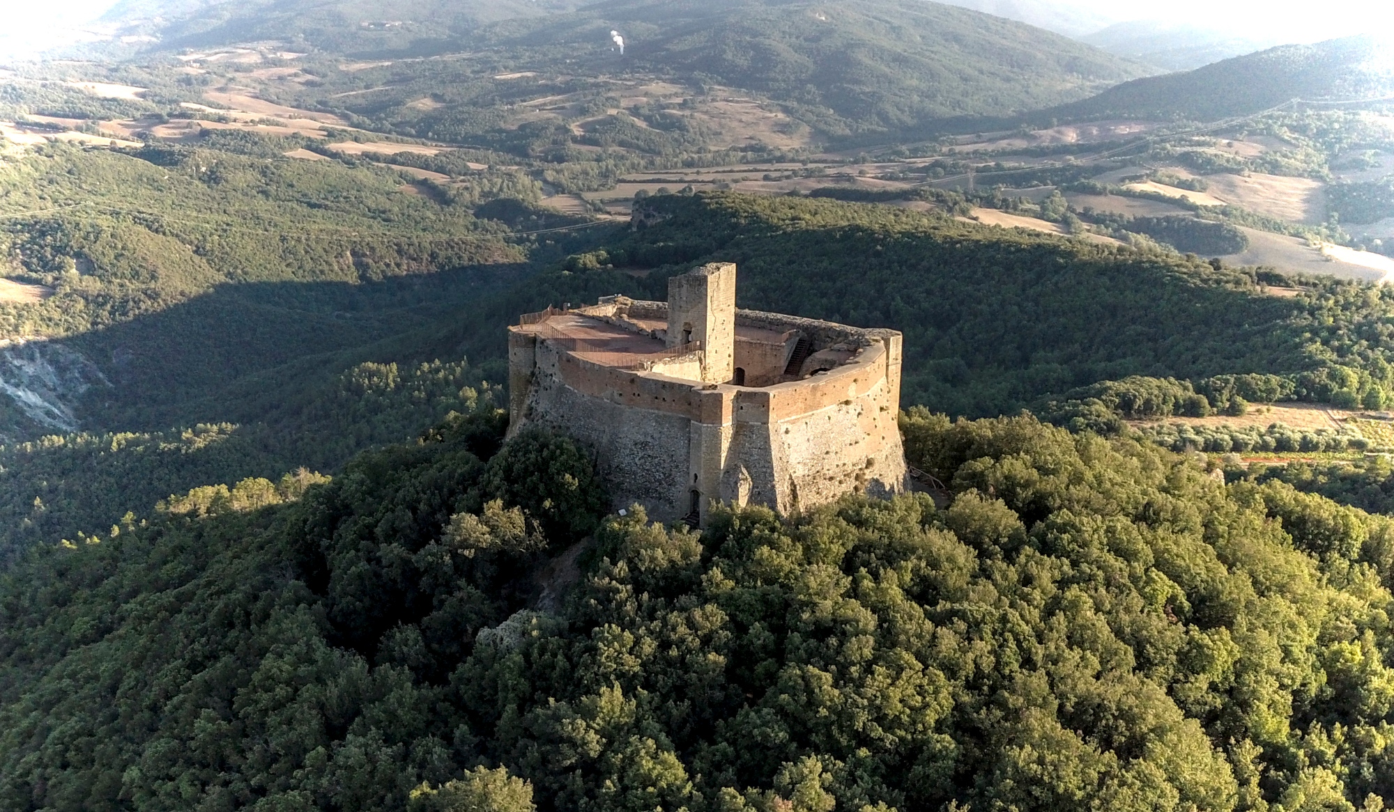 Rocca Sillana veduta aerea