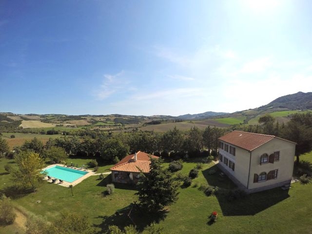 Agriturismo Le Selvole visto dall'alto