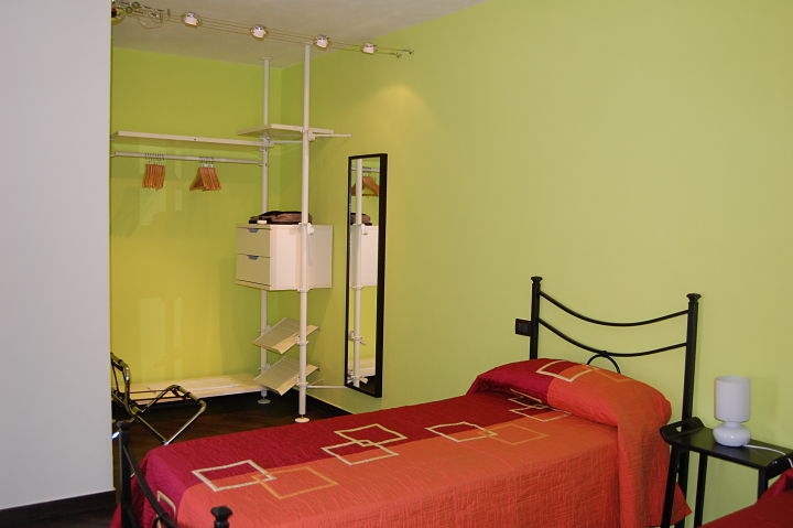 La camera con letto singolo dell'Agriturismo Lucchetti Ferrari vacanza a Pontremoli 