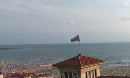 Vista sul mare di Viareggio