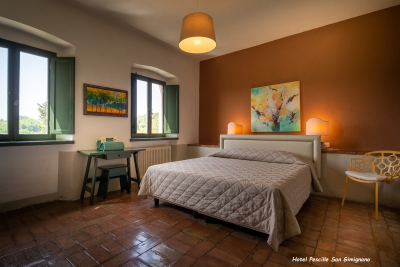Hotel Pescille nel centro della Toscana propone camera doppia classica 